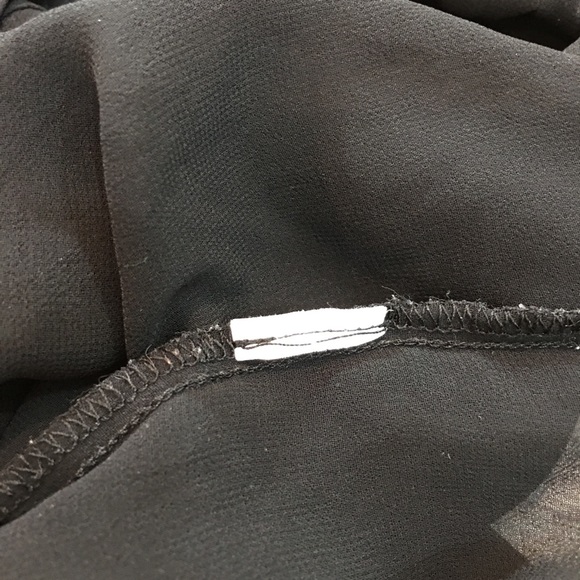 SOLD Sz Small Zara Sheer V-Neck Long Sleeve Blouse - Picture 3 of 8